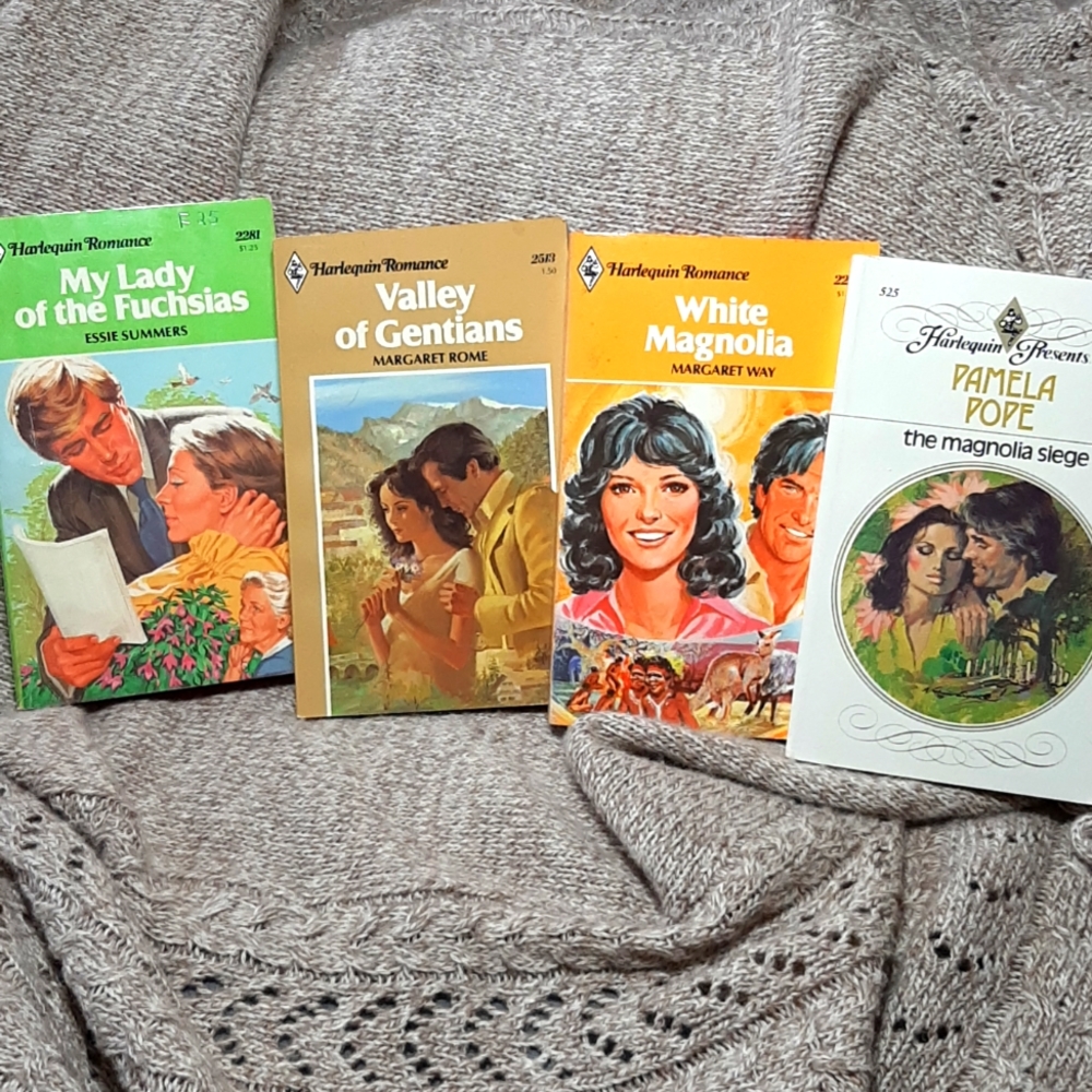 SOLD Floral-Themed Vintage Romance Pack